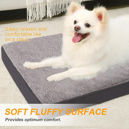 KSIIA Orthopedic Dog Bed Waterproof Dog Crate Bed - Image 3
