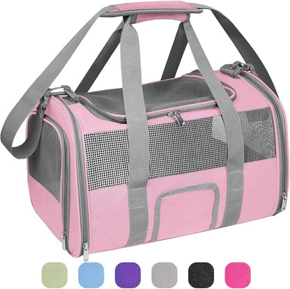 Soft - Sided Pet Carrier for Cats and Small Dogs, Airline - Approved, Foldable - Image 2
