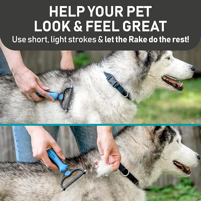 Maxpower Planet Pet Grooming Brush and 2X Grooming Gloves Combo - Image 4