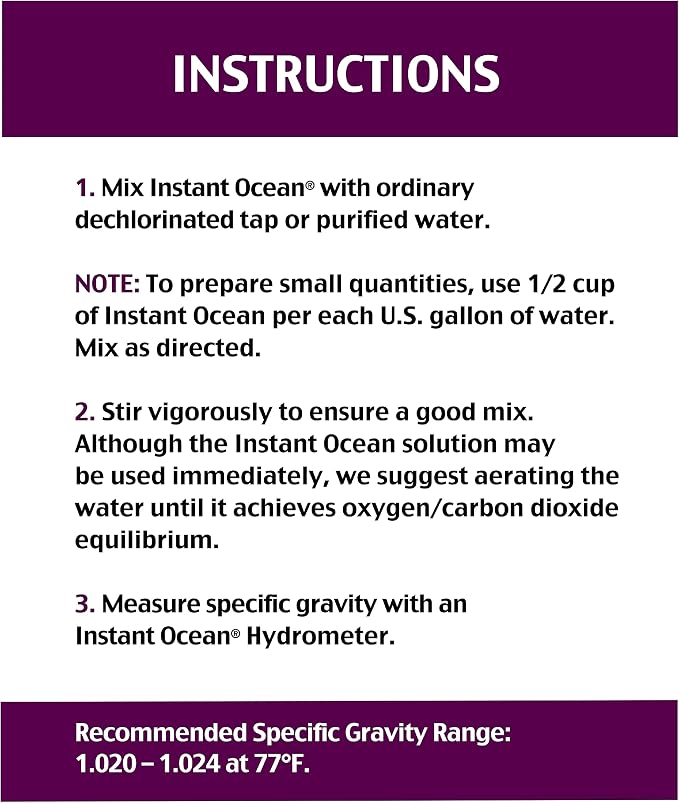 Instant Ocean Sea Salt 50 Gallons, - Image 6