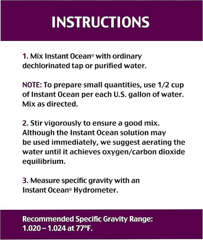 Instant Ocean Sea Salt 50 Gallons, - Image 6