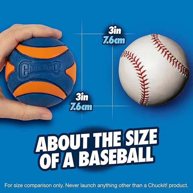 Chuckit! Ultra Squeaker Ball Dog Toy, Large 1 Pack, - Image 4