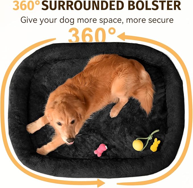Orthopedic Washable Large Dog Bed: Memory Foam Waterproof Pet Bed - Image 4