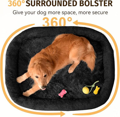 Orthopedic Washable Large Dog Bed: Memory Foam Waterproof Pet Bed - Image 4