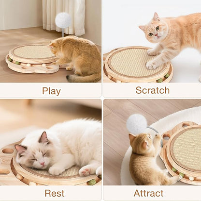 Cat Scratcher-Cat Interactive Toys, Ball Track Toy - Image 7