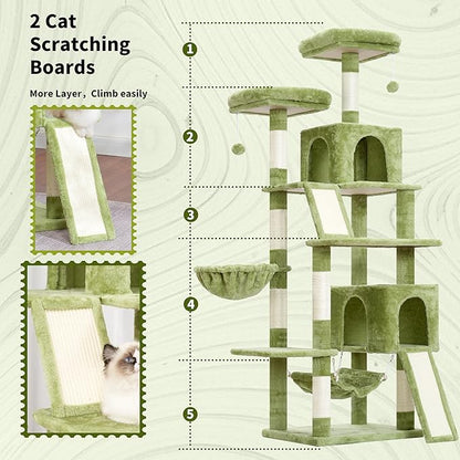 Cat Tree for Indoor Cats, Sturdy Cat Tree House - Image 3