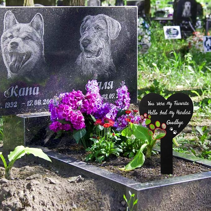 BUoonyer Pet Memorial Graves Markers - Image 6