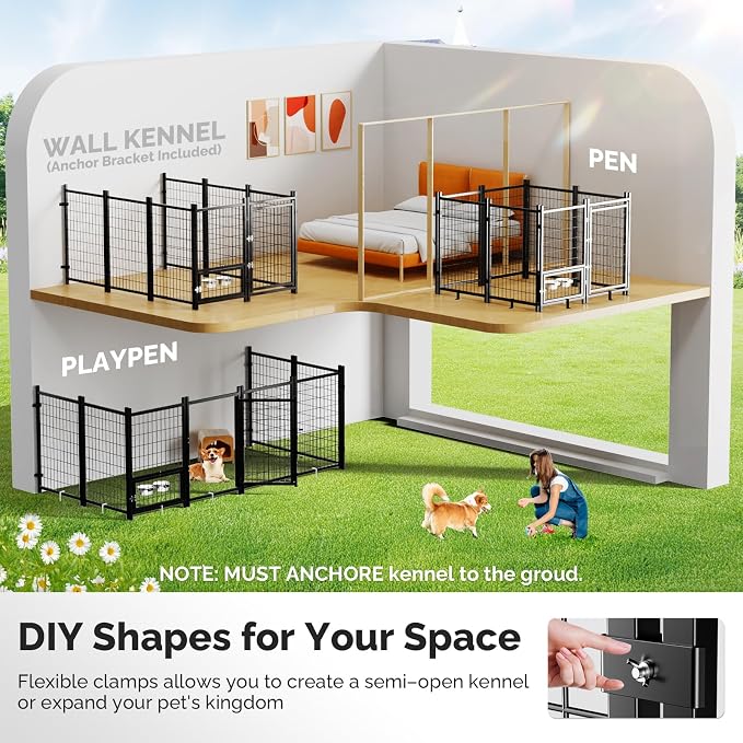 Sino Luban Outdoor Dog Kennel Outside Run - Image 7