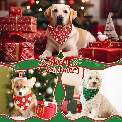 Weewooday 50 Pcs Christmas Bandanas - Image 4