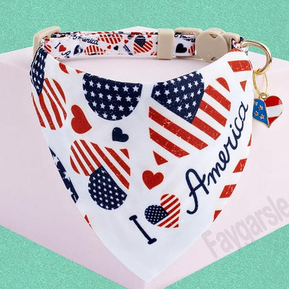 Faygarsle 2 Pack Patriotic Pet Collar Set - Image 3