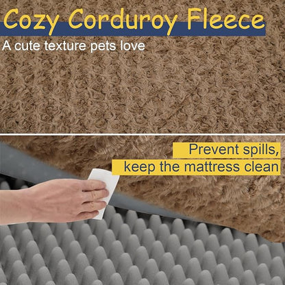 Orthopedic Dog Bed for Large Medium Sized, Washable Memory Foam Large Dog Bed - Image 5