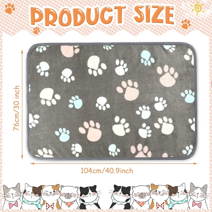 Tatuo 4 Pcs Dog Blanket for Pet Cat Blankets Indoor Puppy Teething Stuff Toys - Image 5