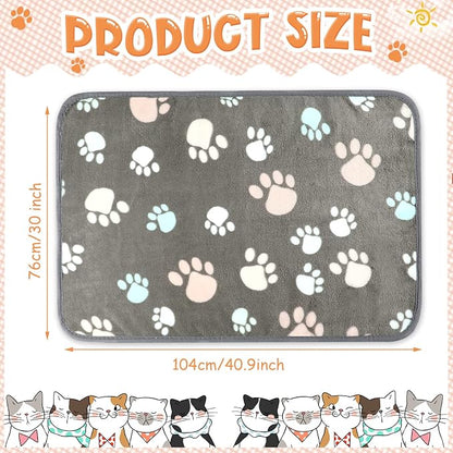 Tatuo 4 Pcs Dog Blanket for Pet Cat Blankets Indoor Puppy Teething Stuff Toys - Image 5