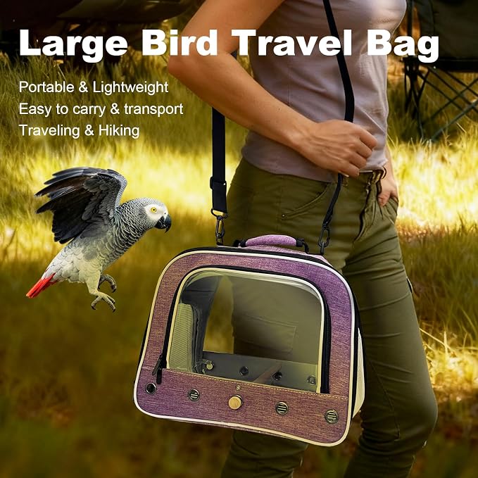 halinfer Bird Travel Carrier Cage - Image 7