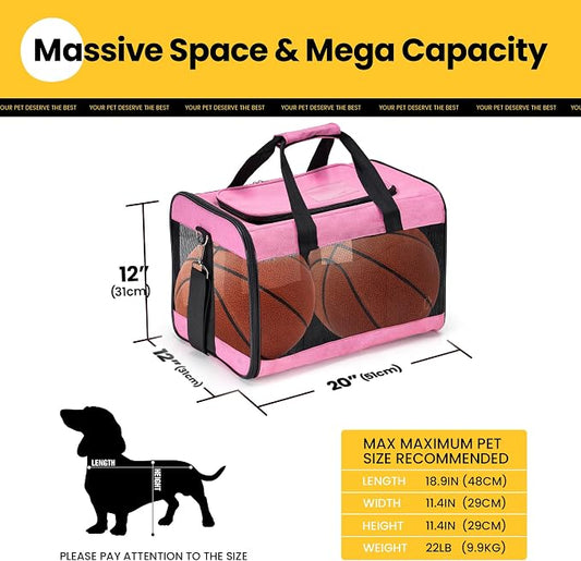 Dog Carrier Soft Sided, Large Cat Carrier - Image 2