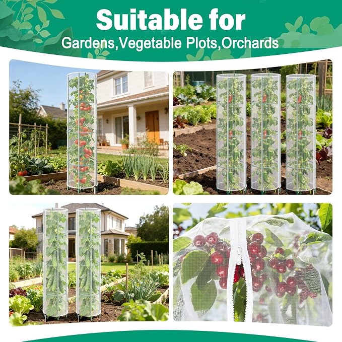 3 Pack Garden Bird Netting Plant Cover - Image 8