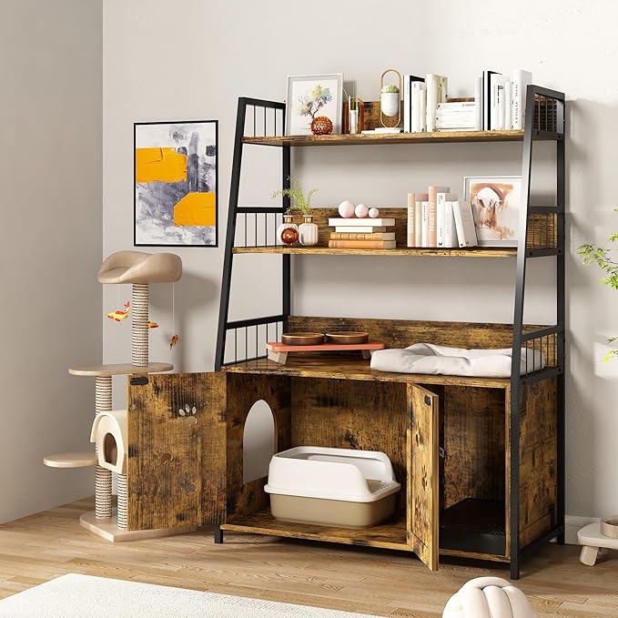 Recaceik Large Cat Litter Box Enclosure - Image 4