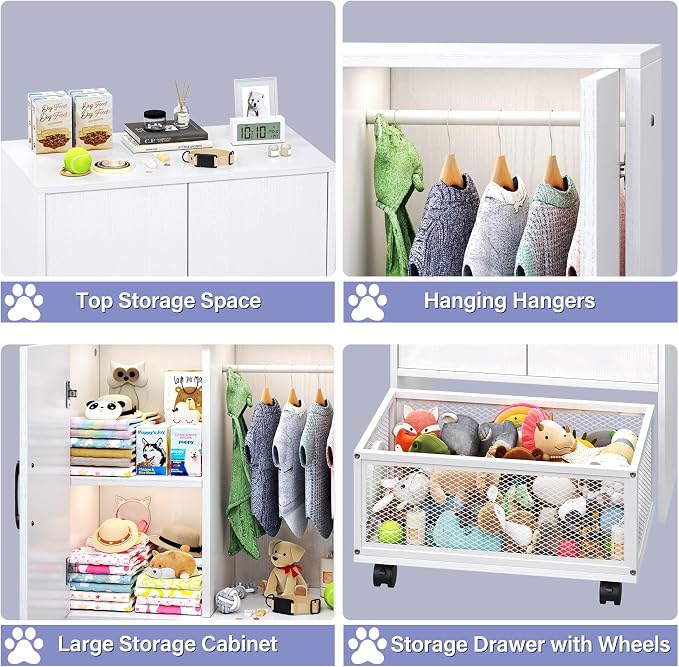 TC-HOMENY Pet Wardrobe Closet - Image 3