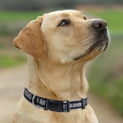 Pets First NFL Raiders Licensed PET COLLAR, Medium - Image 5