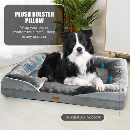 Orthopedic Dog Bed with Sides - Image 4