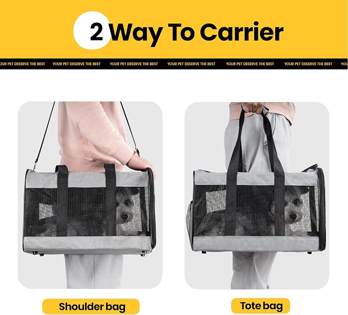 Dog Carrier Soft Sided, Large Cat Carrier - Image 6
