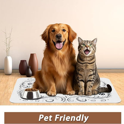 Home is Where My Dog is Dog Food Mat - Image 6