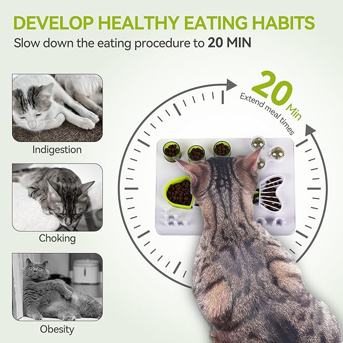 ALL FOR PAWS Interactive Cat Puzzle Feeder - Image 3