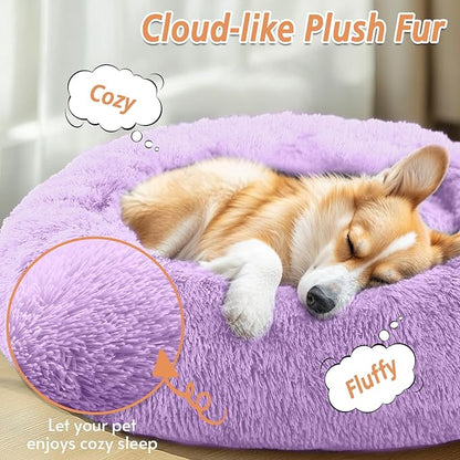 JOLLYVOGUE Calming Dog Bed for Small Dogs - Image 2