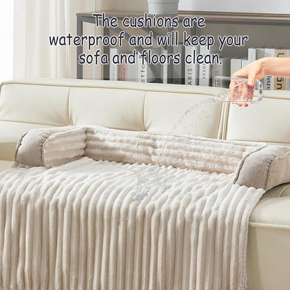 WINDRACING Luxury Dog Couch Bed, Washable Calming Dog Couch Cover, Couch - Image 6