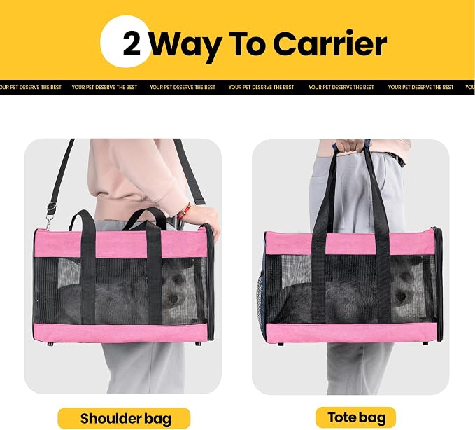 Cat Carrier Airline Approved, Soft-Sided Dog Carrier - Image 6