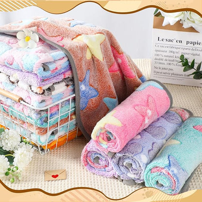 60 Pcs Puppy Blanket Bulk Soft Fluffy Flannel Pets Fleece Blankets - Image 5