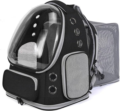 Cat Backpack Carrier for Large Cats, Expandable Cat Bubble Backpack, Dog by GixDix