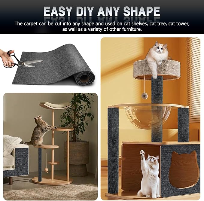 2Pack Total 78.7"x15.8" Cat Scratch Mat - Image 6
