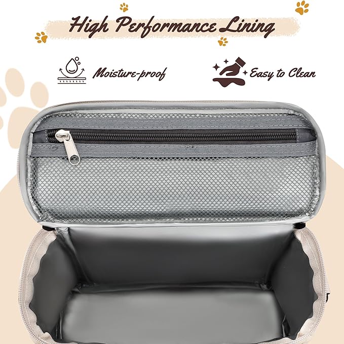 Modoker All-in-One Dog Travel Bag Airline Approved Pet Cat Tote Organizer - Image 6