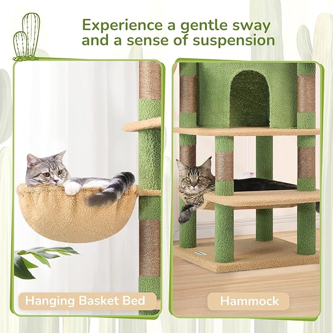 Globlazer Cactus Corner Cat Tree Tower - Image 5