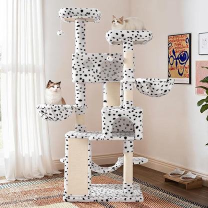 SHA CERLIN 65in Larger Cat Tree Tower Condo - Image 2