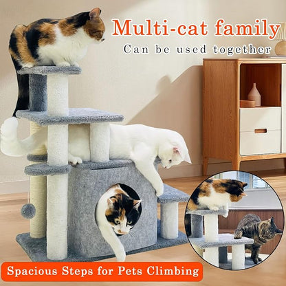 25.6in Cat Tree Tower, Cat Condo - Image 2
