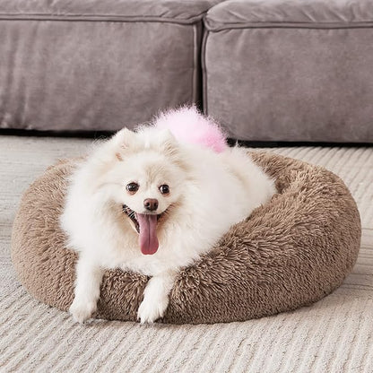 MIXJOY Orthopedic Dog Bed Comfortable Donut Cuddler Round Pet Beds Ultra Soft - Image 7