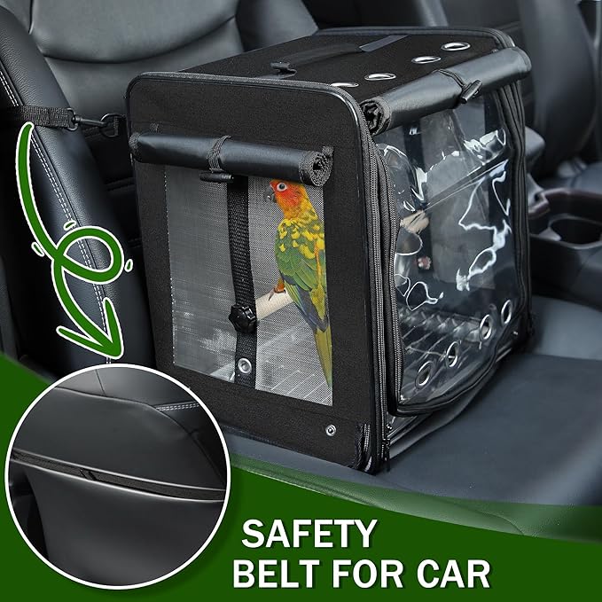 Suertree Bird Carrier with Seat Belt - Image 2