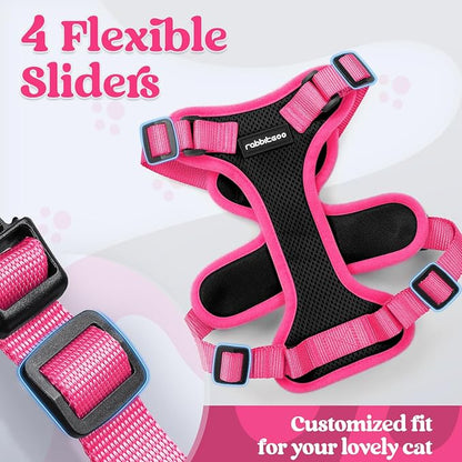 rabbitgoo Cat Harness and Leash Set, Escape Proof Soft Adjustable Vest Harnesses - Image 3