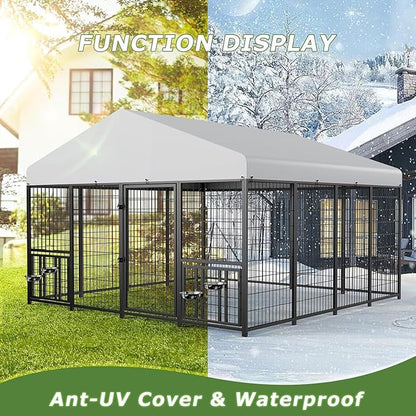 ROOMTEC Large Dog Kennel Outdoor Pet Pens Dogs Run - Image 4