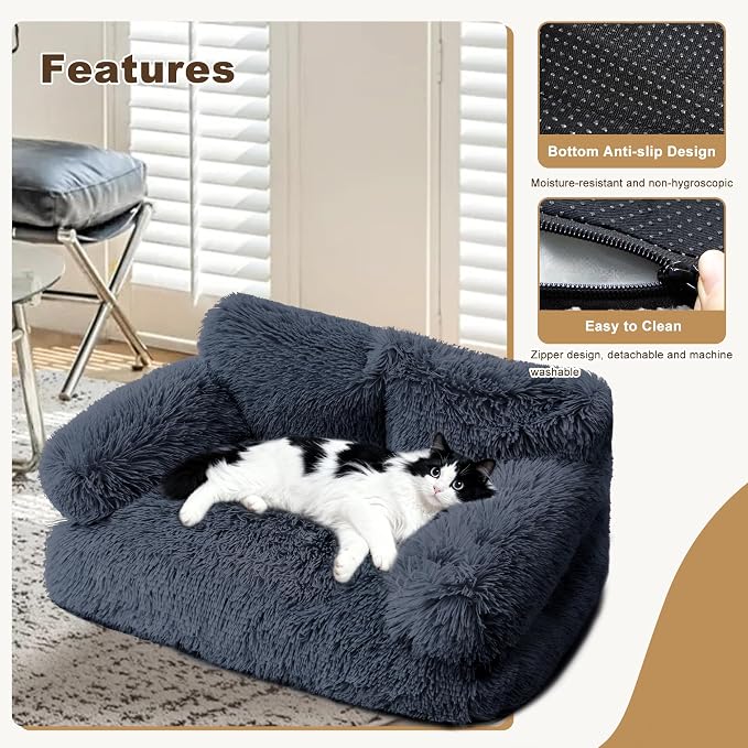 Cat Beds for Indoor Cats, Dog Couch Bed, Cute Cat Couch Sofas, Small Dog Sofas - Image 5