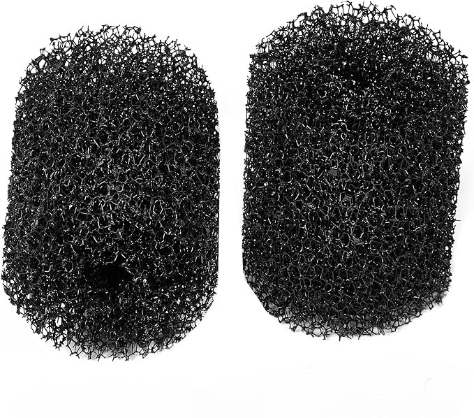 UNEAK 2-Pack Small Premium Pre Filter Sponge Aquarium Intake High-Porosity Foam by UNEAK