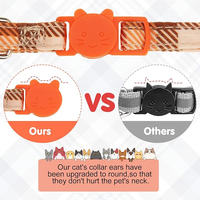 Breakaway Cat Collars with Bell & Cute Pendants - Image 4