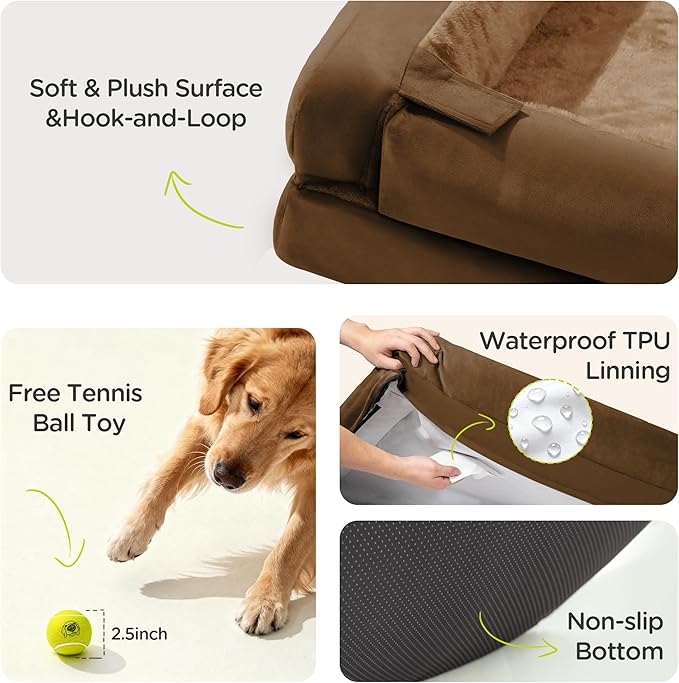 Extra Large Dog Bed, Orthopedic XL Washable Bed - Image 6