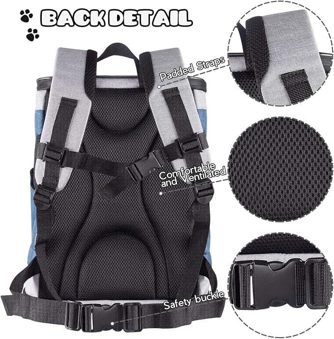 JESPET & GOOPAWS Pet Backpack Carrier - Image 7