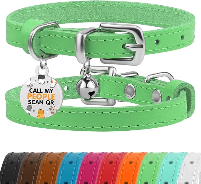 BRONZEDOG Leather Cat Collar by BRONZEDOG
