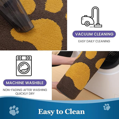 Buganda Dog Door Mat for Muddy Paws, Absorbent Dirt Trapper Washable Indoor - Image 7