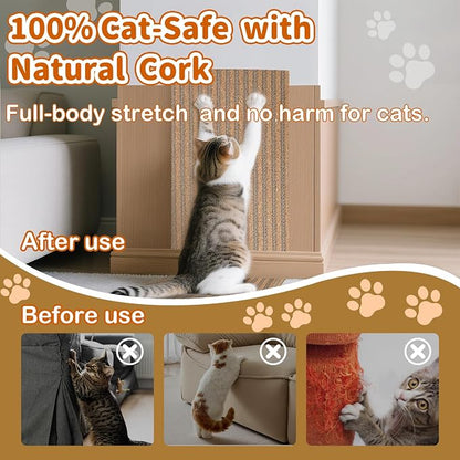 Natural Cork cat Scratch pad for Cats-cat Scratching Posts-cat scratchers for - Image 3