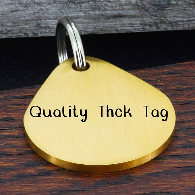 Ultra Joys Dog ID Tag, Custom Dog Tag Personalized Cat Tag, Pet ID Tag - Image 8